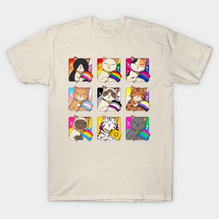 LGBTQ+ Pride Cats T-Shirt